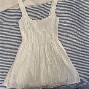 Princess Polly White Sleeveless Dress